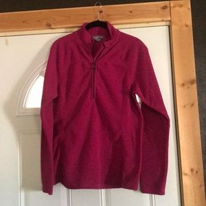 Eddie Bauer fleece quarter zip